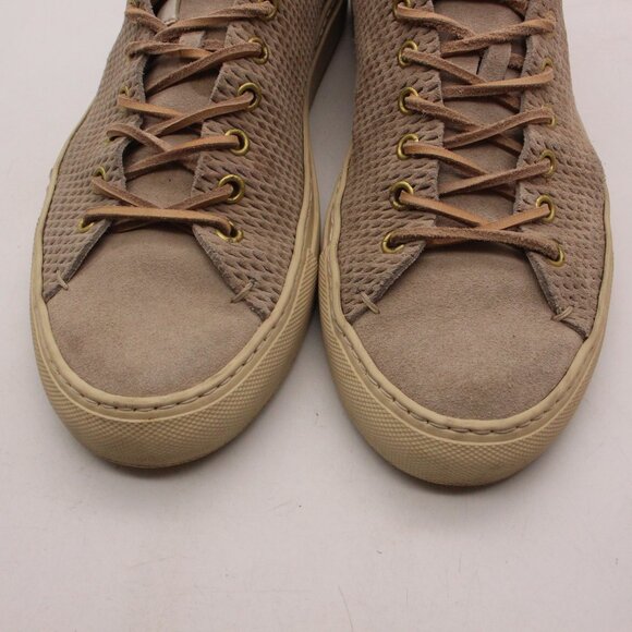 Buttero Shoes Mens Size 10.5 Lace Up Sneaker Tan Leather - Picture 10 of 10